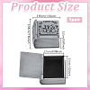 Alloy Engraved First Curl and First Tooth Keepsake Boxes CON-WH0123-18A-2