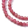 Natural Pink Tourmaline Beads Strands G-B130-A02-02-3