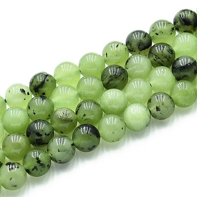 Natural Quartz Beads Strands G-N355-8mm-02-1