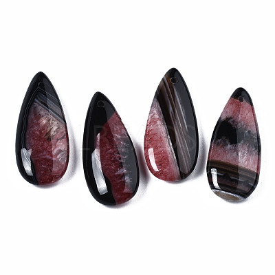 Natural Brazilian Agate Pendants G-S364-099A-1