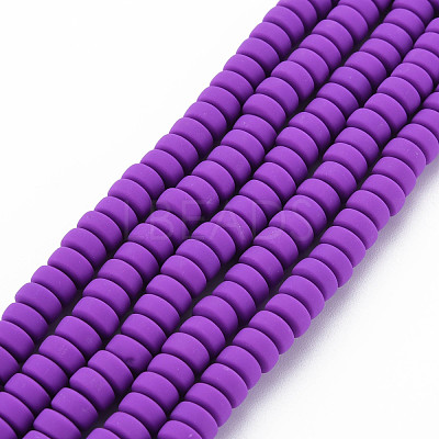 Handmade Polymer Clay Beads Strands CLAY-N008-55-1