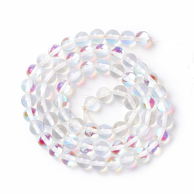 Synthetic Moonstone Beads Strands G-E573-02A-14-1