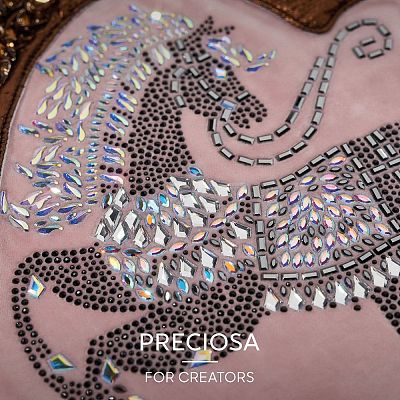 Preciosa&reg Crystal Hotfix Flatback Stones Y-PRC-HSS12-00030-261-1