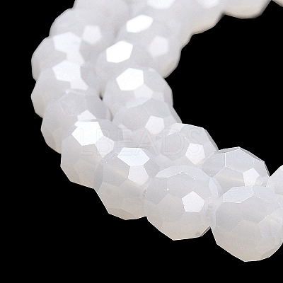 Electroplate Glass Beads Strands EGLA-A035-J8mm-A05-1