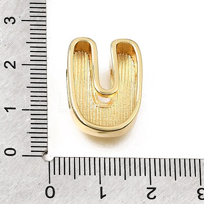 Brass Slide Charms KK-E802-33G-U-1