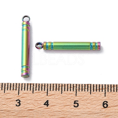 304 Stainless Steel Pendants STAS-Z062-01RC-1