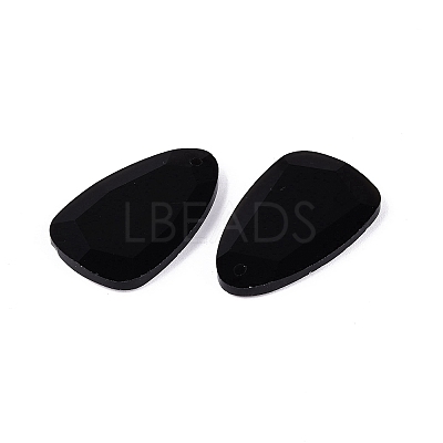 Natural Obsidian Pendants G-Q601-38A-1