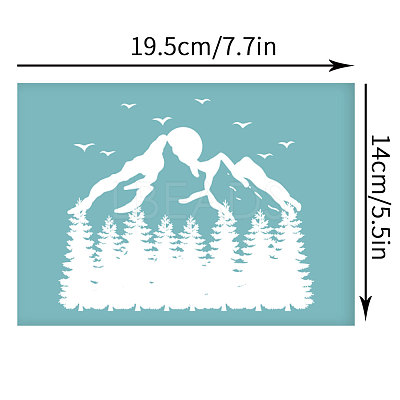 Self-Adhesive Silk Screen Printing Stencil DIY-WH0173-008-1