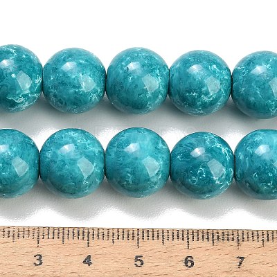 Baking Paint Glass Beads Strands GL-CBA8F4B-02D-1
