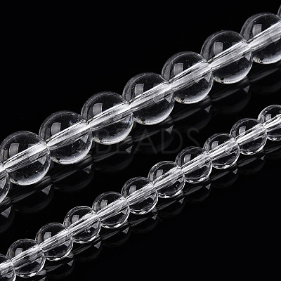 Transparent Glass Beads Strands GLAA-T032-T8mm-13-1