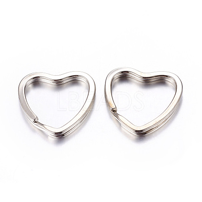 Heart Iron Split Key Rings X-E564-2-1