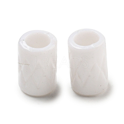 Opaque Acrylic European Beads SACR-L007-002A-1