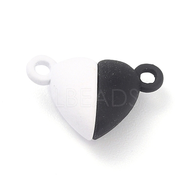 Alloy Magnetic Clasps with Loops PALLOY-P223-B01-M-1