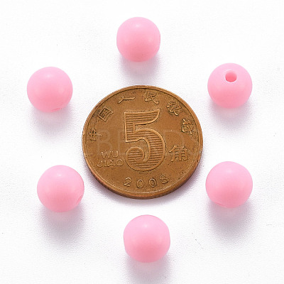 Opaque Acrylic Beads MACR-S370-C8mm-A01-1