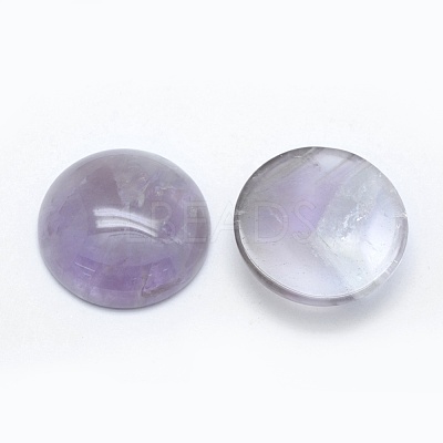 Natural Amethyst Cabochons G-E492-A-02-1