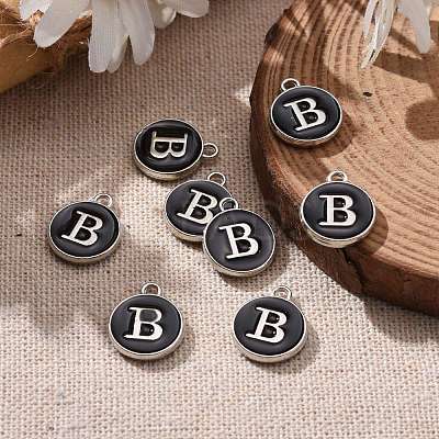 Platinum Plated Alloy Charms ENAM-S118-02B-P-1