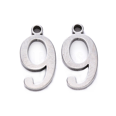 Tarnish Resistant 201 Stainless Steel Charms STAS-R108-09-1