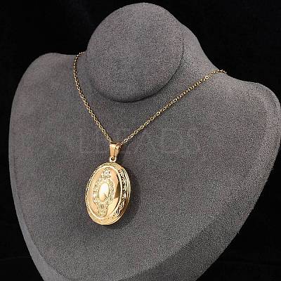 201 Stainless Steel Cable Chain Necklaces NJEW-M050-04D-G-1-1