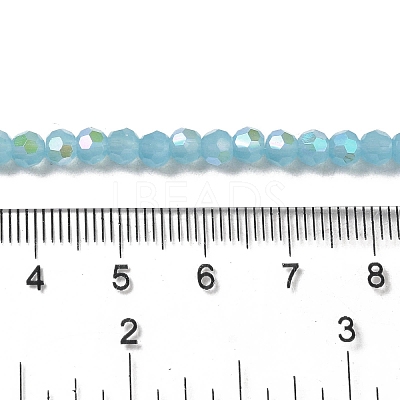 Imitation Jade Glass Beads Strands X-EGLA-A035-J4mm-L04-1