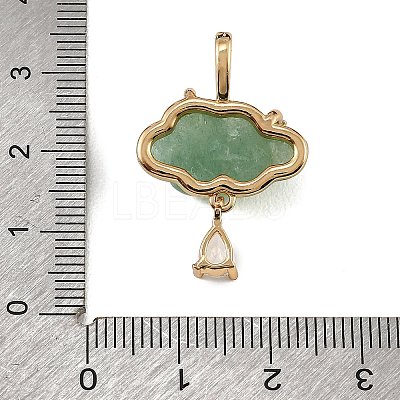 Natural Green Aventurine Carved Pendants GG-CBA5963-03D-1