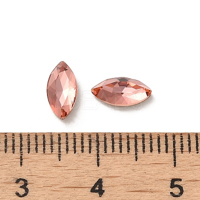 Glass Rhinestone Cabochons RGLA-P037-09A-D262-1