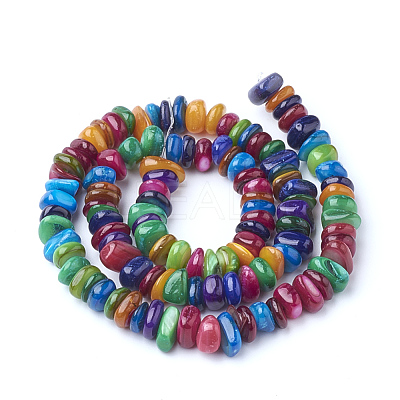 Natural Freshwater Shell Beads Strands X-SHEL-Q008-96-1