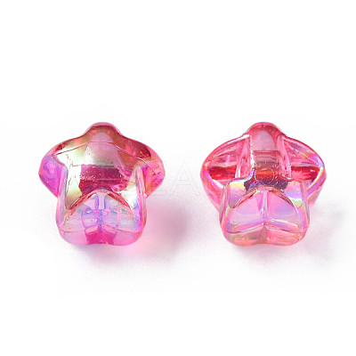 1-Hole Transparent Acrylic Buttons MACR-S373-129-C01-1