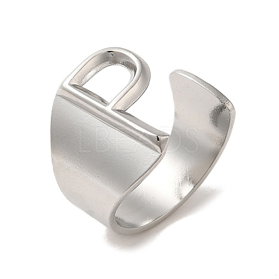 Non-Tarnish 201 Stainless Steel Finger Rings RJEW-H223-04P-P-1