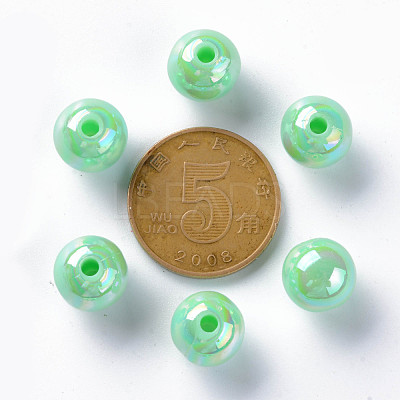Opaque Acrylic Beads MACR-S370-D10mm-A05-1