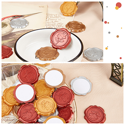 Adhesive Wax Seal Stickers DIY-WH0201-02B-1