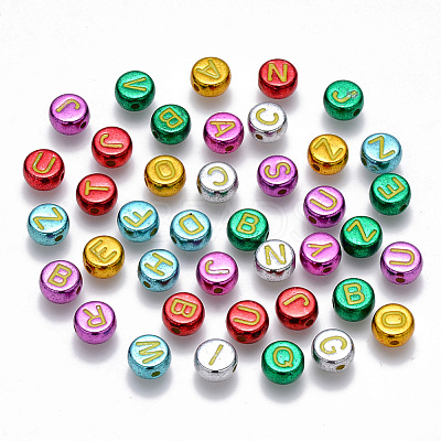 Plating Acrylic Beads MACR-T038-02-1