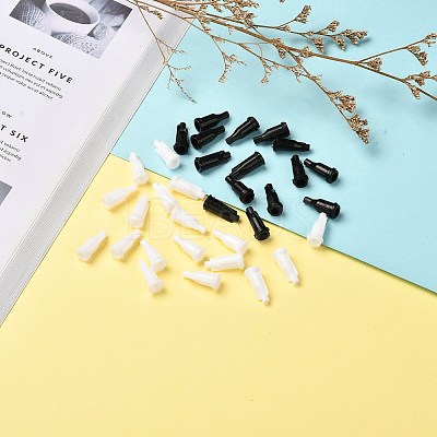 300Pcs 2 Colors Plastic Stopper TOOL-OC0001-36-1