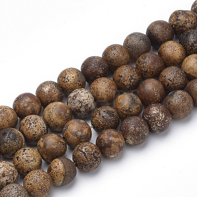 Dyed Natural Agate Beads Strands G-Q462-130A-6mm-1
