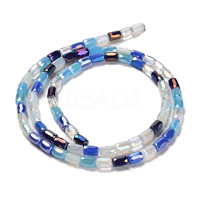 Electroplate Glass Beads Strands EGLA-D030-08D-1