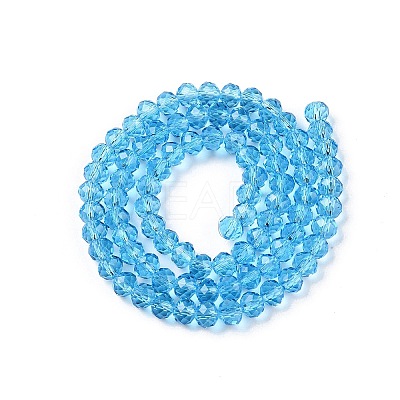 Glass Beads Strands EGLA-A044-T6mm-D08-1