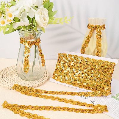 2Pcs Polyester Paillette Beads OCOR-CP0001-31A-1