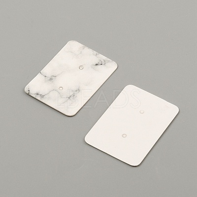Rectangle Earring Display Cards EDIS-WH0031-16-1