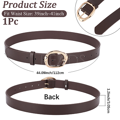PU Leather Waist Belts AJEW-CL0004-88A-1