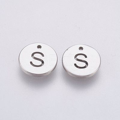 Non-Tarnish 304 Stainless Steel Charms STAS-P212-15P-19-1