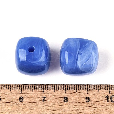 Opaque Acrylic Beads OACR-ZX006-33G-1