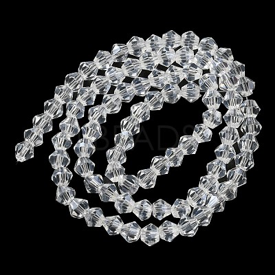 Transparent Electroplate Glass Beads Strands EGLA-A039-T2mm-A13-1