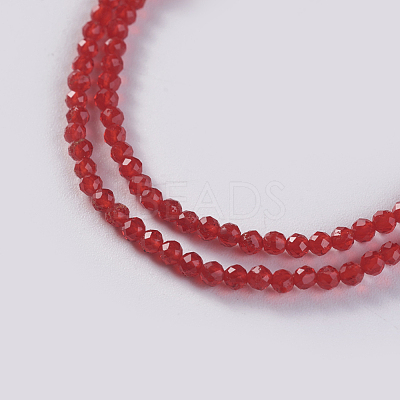 Glass Beads Strands EGLA-E057-02B-07-1