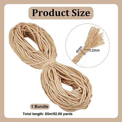 85M Cotton Braided Cord OCOR-WH0036-74D-1