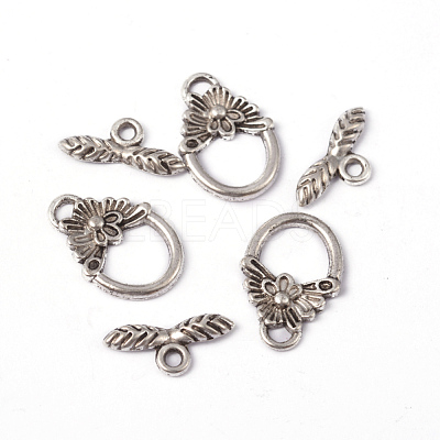 Tibetan Style Toggle Clasps X-A0122Y-1