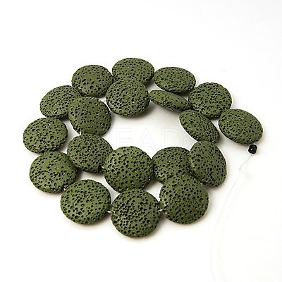 Natural Lava Rock Beads Strands G-I034-09-1