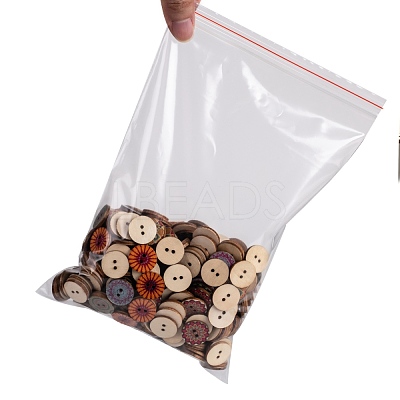 Plastic Resealable Packaging Bags OPP-Q002-16x24cm-1