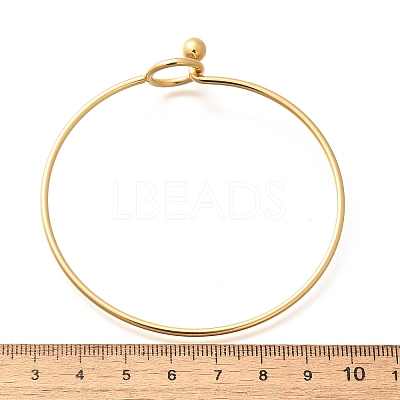 304 Stainless Steel Bangle X-BJEW-H530-01G-1