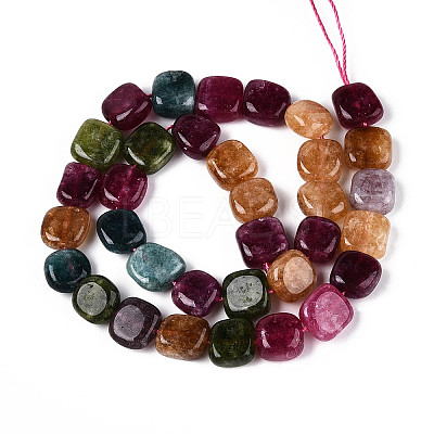 Natural White Jade Beads Strands G-N354-01A-01-1