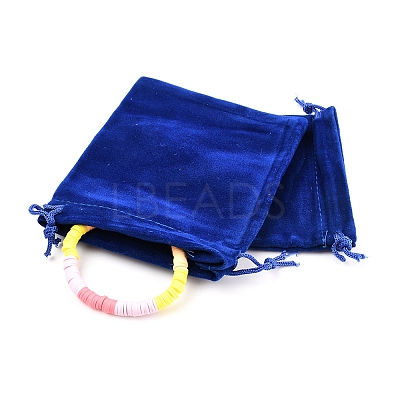 30Pcs Rectangle Velvet Pouches TP-FS0001-02C-1