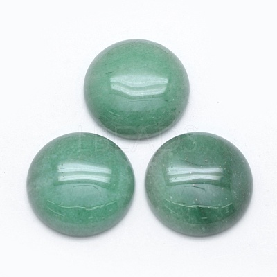 Natural Green Aventurine Cabochons G-E492-A-07-1